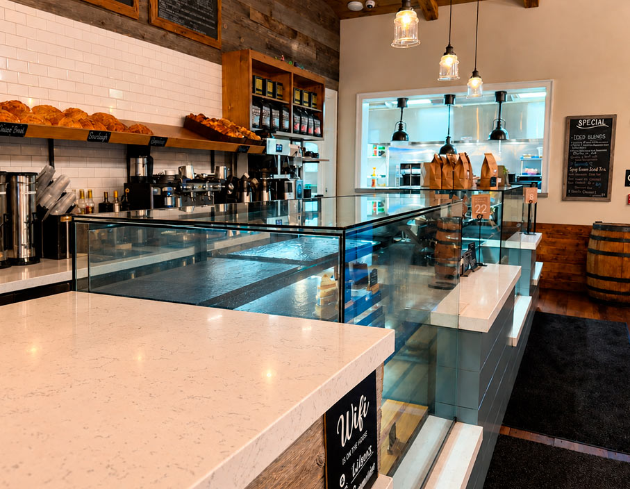 Wilson’s café counter and pastry case